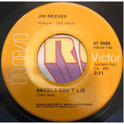 Jim Reeves Angels Don't Lie USED VINYL 7INCH 45 RPM REISSUE