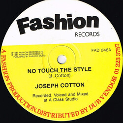 Joseph Cotton No Touch The Style USED VINYL 12INCH 45 RPM