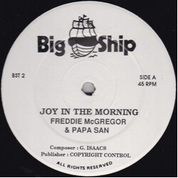 Freddie McGregor / Papa San Joy In The Morning USED VINYL 12INCH 45 RPM