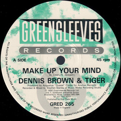 Dennis Brown / Tiger Make Up Your Mind USED VINYL 12INCH