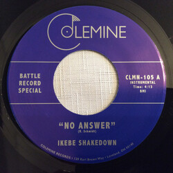 Ikebe Shakedown / The Jive Turkeys No Answer / No Answer USED VINYL 7INCH 45 RPM REISSUE REPRESS