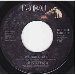 Dolly Parton We Had It All USED VINYL 7INCH 45 RPM