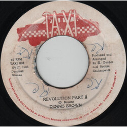 Dennis Brown Revolution Part II USED VINYL 7INCH 45 RPM