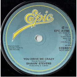 Shakin' Stevens You Drive Me Crazy USED VINYL 7INCH 45 RPM SINGLE