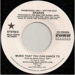 Sparks Music That You Can Dance To USED VINYL 7INCH SINGLE PROMO
