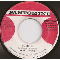 God Sons Merry Up USED VINYL 7INCH 45 RPM MISPRINT