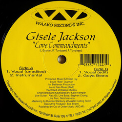 Gisele Jackson Love Commandments USED VINYL 12INCH 33 S RPM