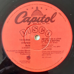 Tavares Never Had A Love Like This Before Vinyl USED
