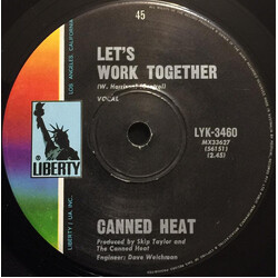 Canned Heat Let's Work Together / I'm Her Man USED VINYL 7INCH 45 RPM SINGLE