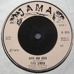 Tito Simon Over And Over USED VINYL 7INCH 45 RPM