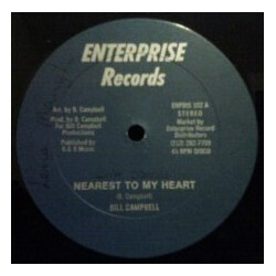 Bill Campbell (3) Nearest To My Heart USED VINYL 12INCH 45 RPM