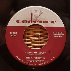The Chordettes Eddie My Love/"Whistlin' Willie"(Our Melody) USED VINYL 7INCH 45 RPM