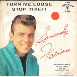 Fabian (6) Turn Me Loose USED VINYL 7INCH SINGLE 45 RPM