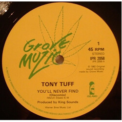 Tony Tuff You'll Never Find (Discomix) / One Big Family / Caution Dub USED VINYL 12INCH