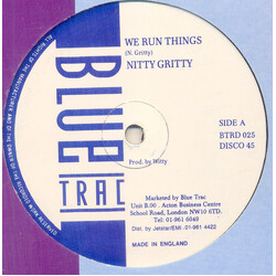 Nitty Gritty / Uglyman We Run Things / DJ Dey Yah USED VINYL 12INCH 45 RPM