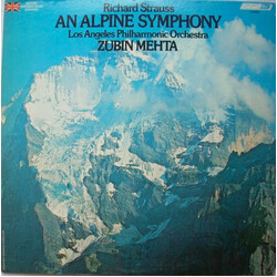Richard Strauss / Los Angeles Philharmonic Orchestra / Zubin Mehta An Alpine Symphony Vinyl LP USED
