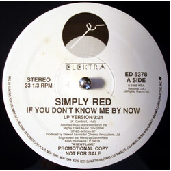 Simply Red If You Don't Know Me By Now USED VINYL 12INCH PROMO SINGLE 33 S RPM