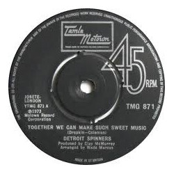 Spinners Together We Can Make Such Sweet Music USED VINYL 7INCH SINGLE 45 RPM
