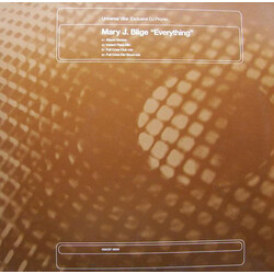 Mary J. Blige Everything USED VINYL 12INCH PROMO 33 S RPM
