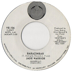 Jade Warrior Barazinbar USED VINYL 7INCH 45 RPM SINGLE