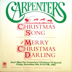 Carpenters Christmas Song / Merry Christmas Darling USED VINYL 7INCH 45 RPM