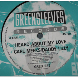 Carl Meeks / Daddy Lilly / Sugar Minott Heard About My Love / Don't Distress Vinyl 12" USED