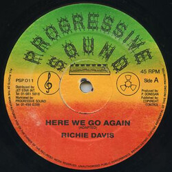 Richie Davis Here We Go Again / Use Me USED VINYL 12INCH 45 RPM