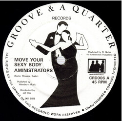 The Administrators Move Your Sexy Body VINYL 12" USED