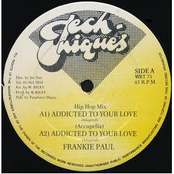 Frankie Paul Addicted To Your Love Vinyl 12" USED