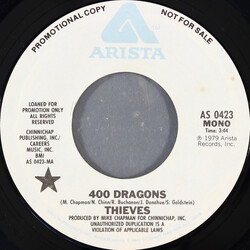 Thieves (3) 400 Dragons USED VINYL 7INCH 45 RPM PROMO STYRENE STEREO MONO