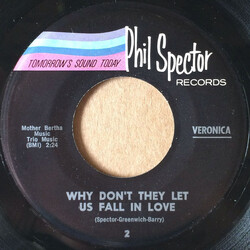 Veronica Bennett Why Don't They Let Us Fall In Love / Chubby Danny D USED VINYL 7INCH 45 RPM SINGLE