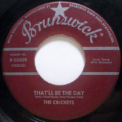 The Crickets (2) That'll Be The Day / I'm Lookin' For Someone To Love USED VINYL 7INCH 45 RPM SINGLE