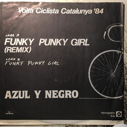 Azul Y Negro Volta Ciclista Catalunya 84 USED VINYL 12INCH 45 RPM PROMO