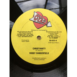 Robby Dangerfield Christianity / She'll Never Change Vinyl 12" USED