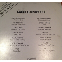 Various WEA Sampler Volume 1 Vinyl LP USED