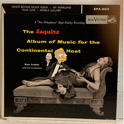 Guy Luypaerts Et Son Orchestre The Esquire Album Of Music For The Continental Host USED VINYL 7INCH EP MONO