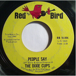 The Dixie Cups People Say / Girls Can Tell USED VINYL 7INCH 45 RPM SINGLE STYRENE