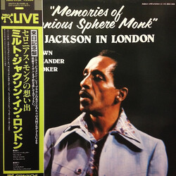 Milt Jackson Milt Jackson In London "Memories Of Thelonious Sphere Monk" Vinyl LP USED