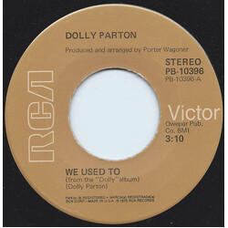 Dolly Parton We Used To USED VINYL 7INCH 45 RPM SINGLE