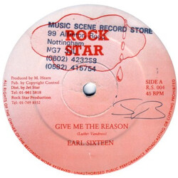 Earl Sixteen / Junior Demus Give Me The Reason / Bull Talk Walk Vinyl 12" USED