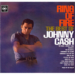 Johnny Cash Ring Of Fire - The Best Of Johnny Cash Vinyl LP USED