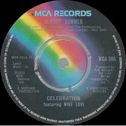 Celebration Almost Summer USED VINYL 7INCH 45 RPM