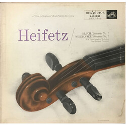 Max Bruch / Henryk Wieniawski / Jascha Heifetz / RCA Victor Symphony Orchestra / Izler Solomon Violin Concerto No. 2 In D Minor, Op. 44 / Violin Conce
