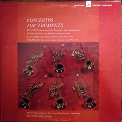 Württembergisches Kammerorchester / Jörg Faerber / Walter Holy Concertos For Trumpets Vinyl LP USED