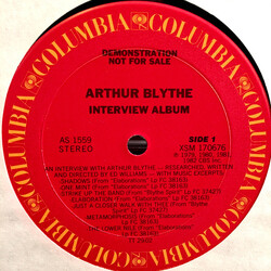 Arthur Blythe Interview Album Vinyl LP USED