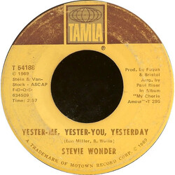 Stevie Wonder Yester-Me, Yester-You, Yesterday USED VINYL 7INCH 45 RPM SINGLE