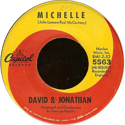 David & Jonathan Michelle USED VINYL 7INCH 45 RPM SINGLE