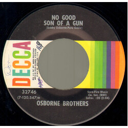 The Osborne Brothers My Old Kentucky Home / No Good Son Of A Gun USED VINYL 7INCH 45 RPM SINGLE