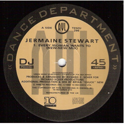 Jermaine Stewart Every Woman Wants To (New-New Mix) USED VINYL 12INCH 45 RPM PROMO