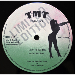 Bitty Mclean Let It Be Me / Scud Vinyl 12" USED